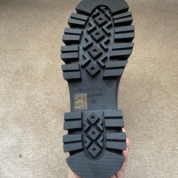 Maguire Lana Violet Boots 38 Front Zip - Picture 10 of 10